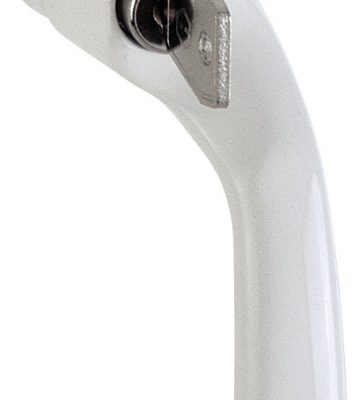 Hoppe Tokyo White Espag 40mm Spindle Right Hand Window Handle