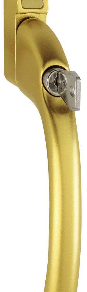 Hoppe Tokyo Inline F3 Matt Gold Locking 40mm spindle WIndow Handle-0
