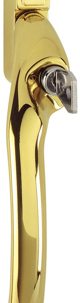 Hoppe Tokyo Polished Gold Espag 40mm spindle Left Hand Window Handle-0