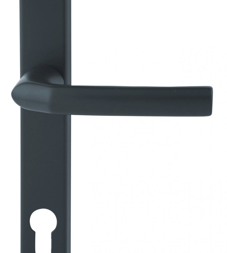 Hoppe Birmingham Short 3811N Black 92mm centre Door handle-0