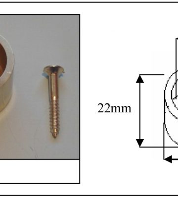 192 Cord Plug Polished Brass