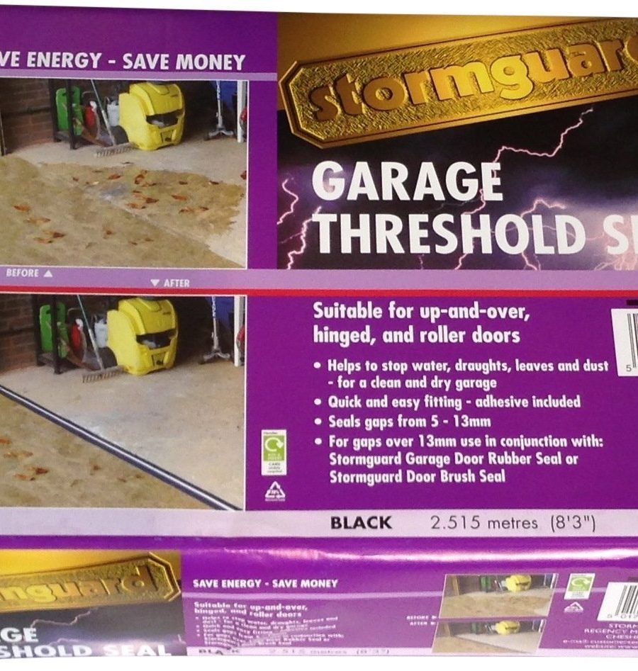 Stormguard Garage Threshold Seal Kit Black 2.5m 04SR507 -0