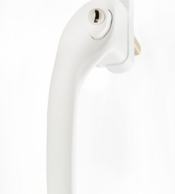 Endurance White Left Hand Window Handle 30mm Spindle