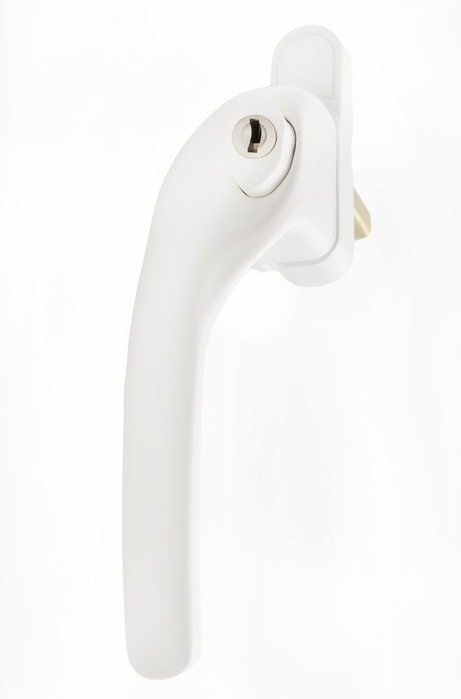 Endurance White Left Hand Window Handle 30mm Spindle-0