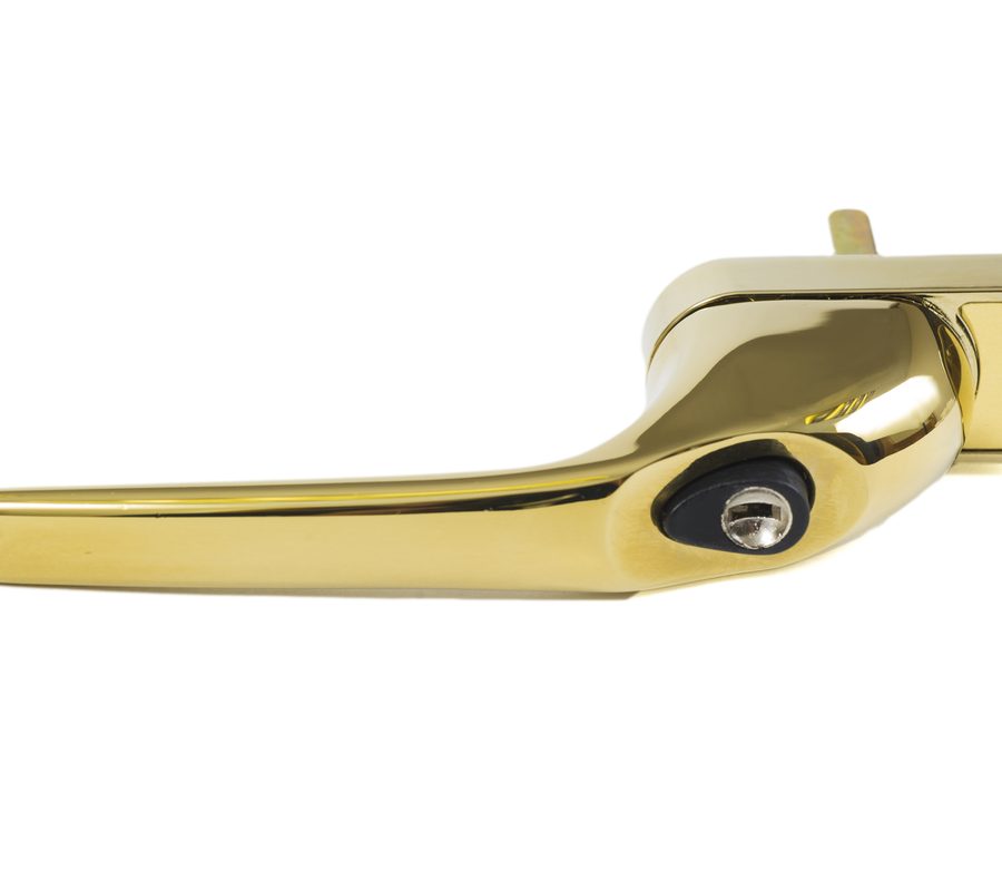 Endurance Polished Gold Tilt and Turn Handle Locking 43mm Spindle-2285