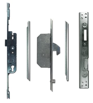 Adjustable Multipoint Lock 28/92 2 Hook / 2 Roller 16mm Faceplate