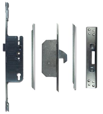 Adjustable Timber Multipoint Lock 55/92 2 Hook 20mm Faceplate